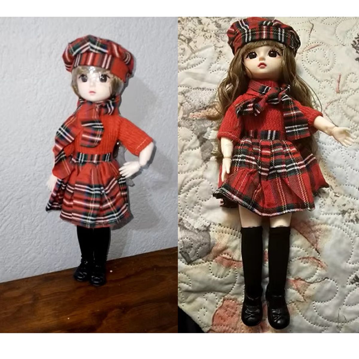 GENERICO - Muñeca Bjd de 30cm, 12 articulaciones móviles 1/6 BJD