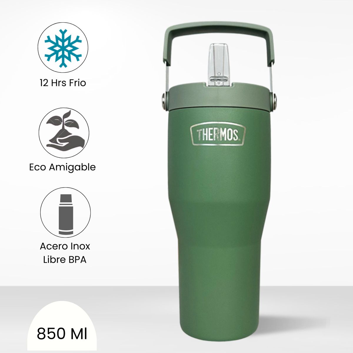 THERMOS - Termo Para Bebida Outdo 850 Ml Verde