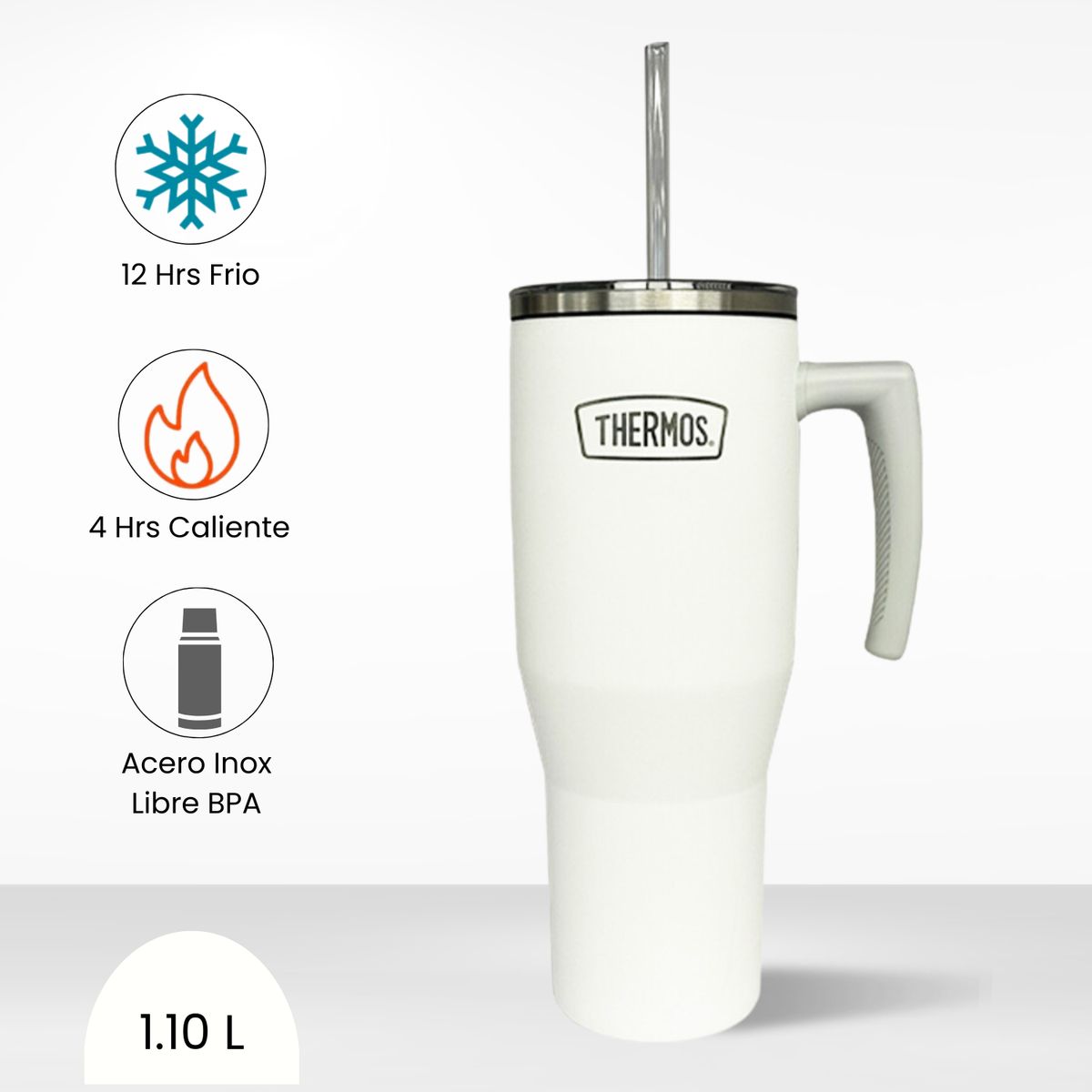 THERMOS - Termo Para Bebida Outdo 1.10 Lt Blanco