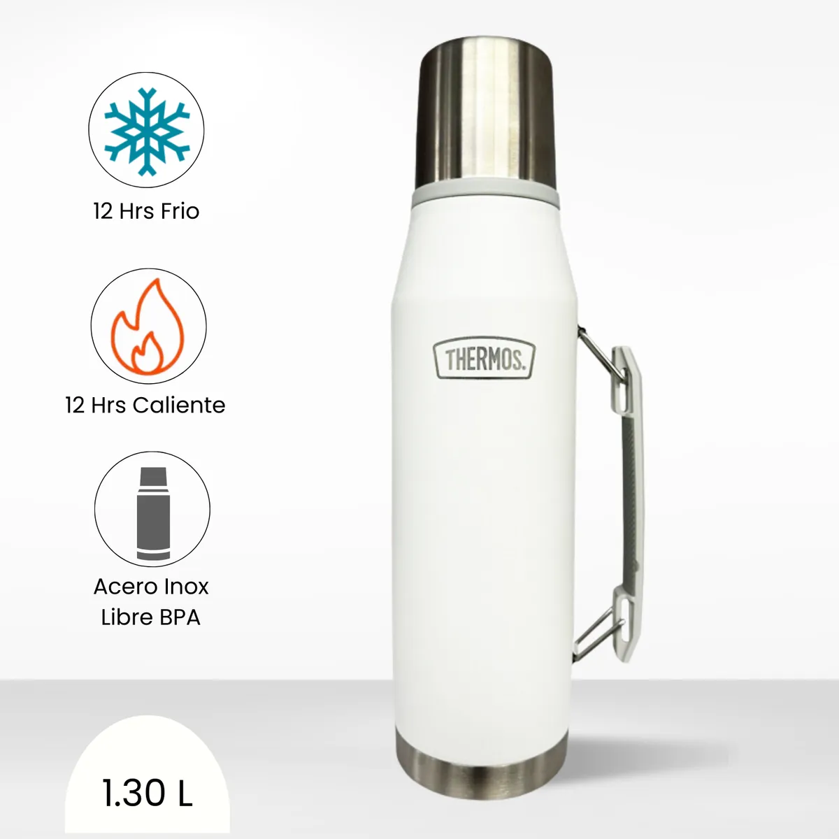 THERMOS - Termo para Bebida Outdo 1.30 Lt Blanco