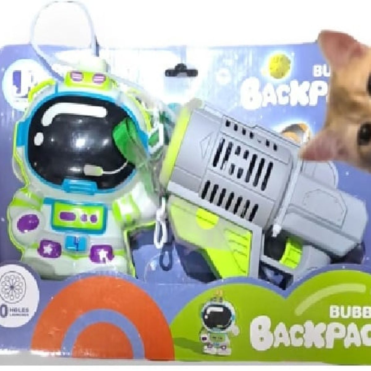 GENERICO - Pistola de Burbujas con Tanque Portatil