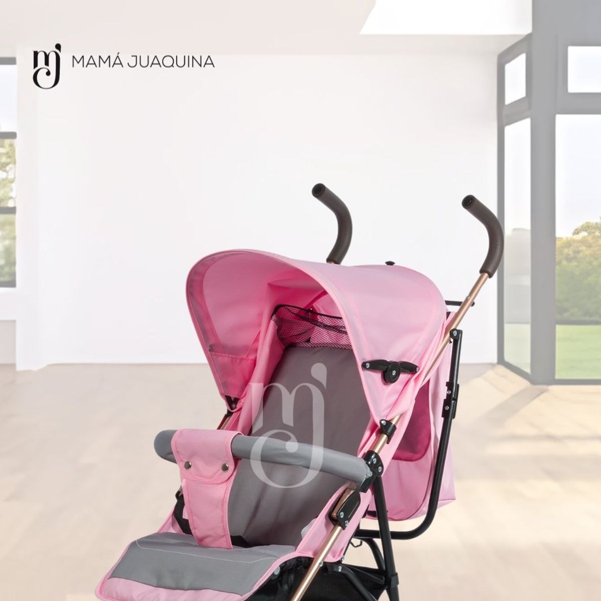 BABY - Coche Bastón «ZULEN» Pink