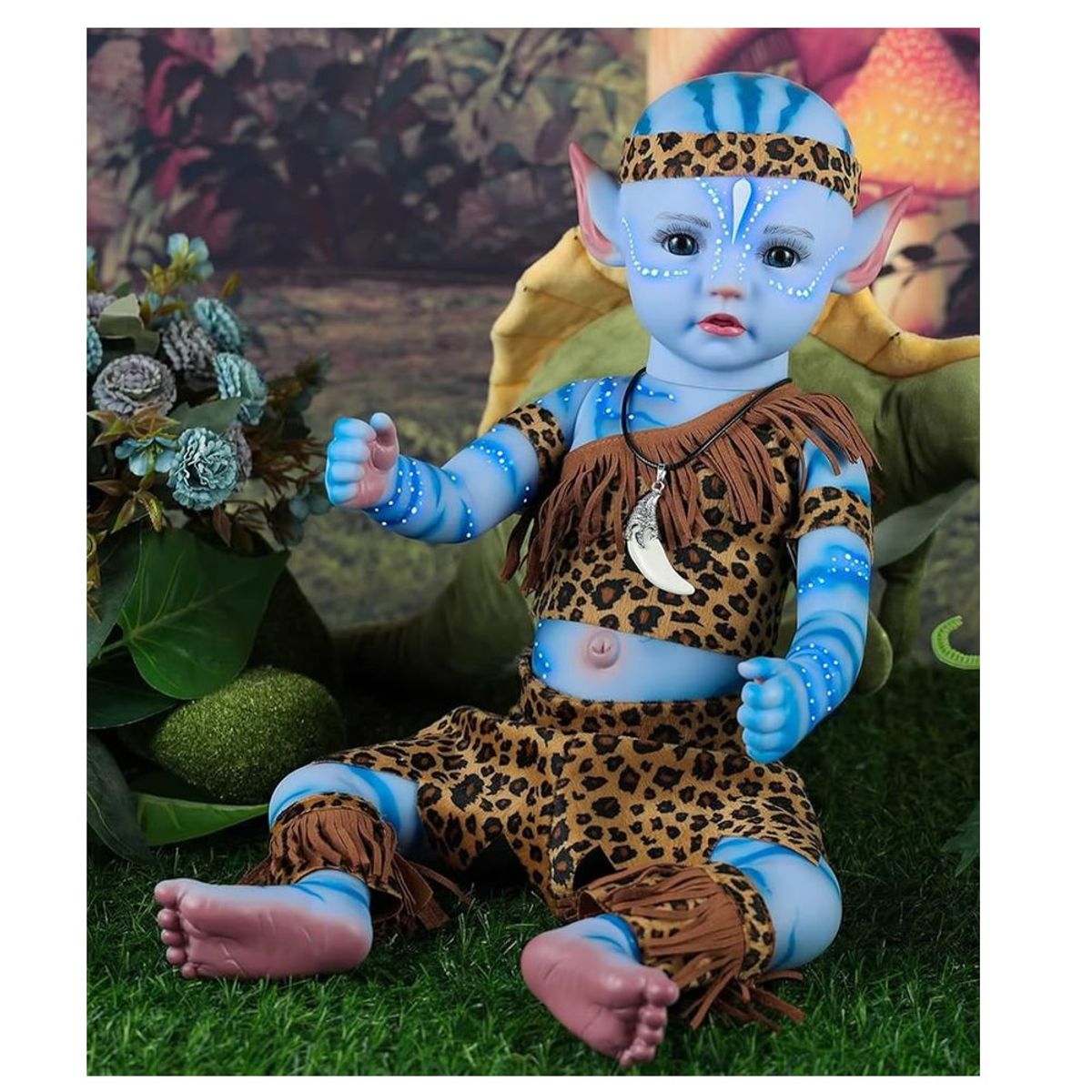 GENERICO - Avatar bebe Reborn de Vinilo de Silicona -55 cm