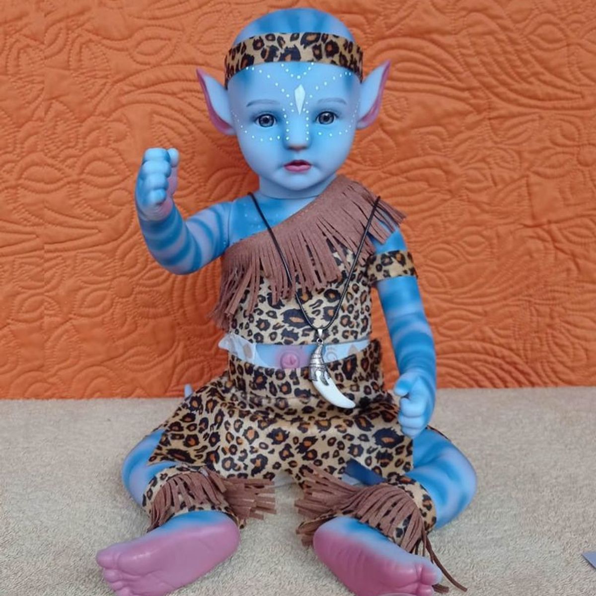 GENERICO - Avatar bebe Reborn de Vinilo de Silicona -55 cm