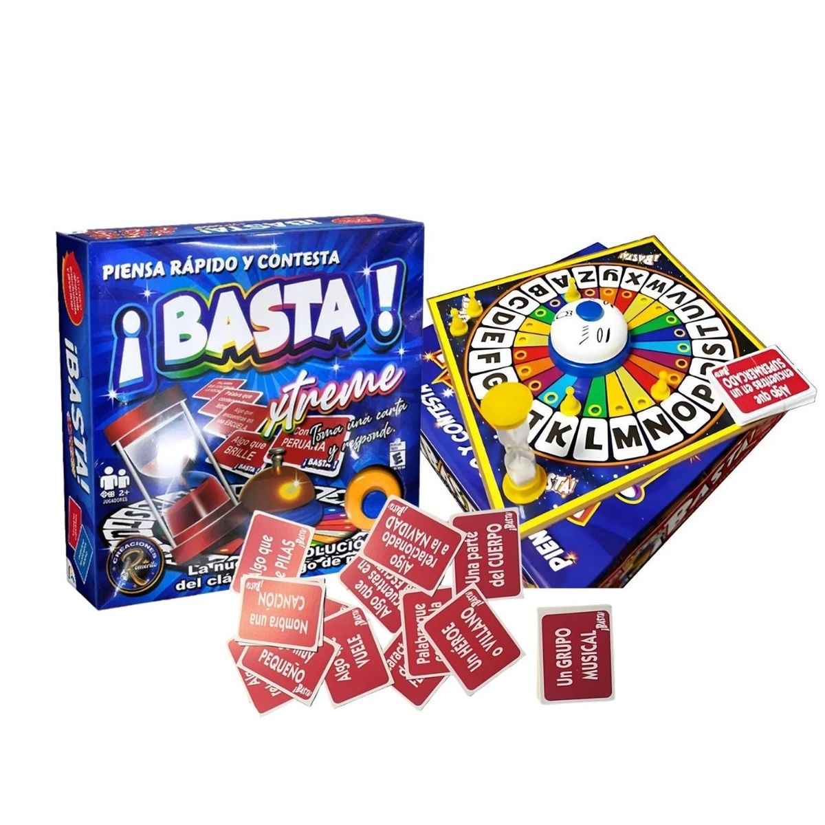 GENERICO - BASTA EXTREME 3en1 Juego de Palabras Pensamiento Rápido