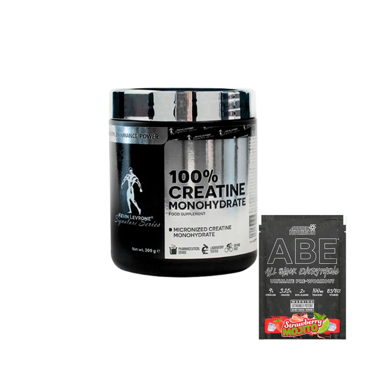KEVIN LEVRONE - Creatina Monohidratada Kevin Levrone 300gr + Sobre ABE
