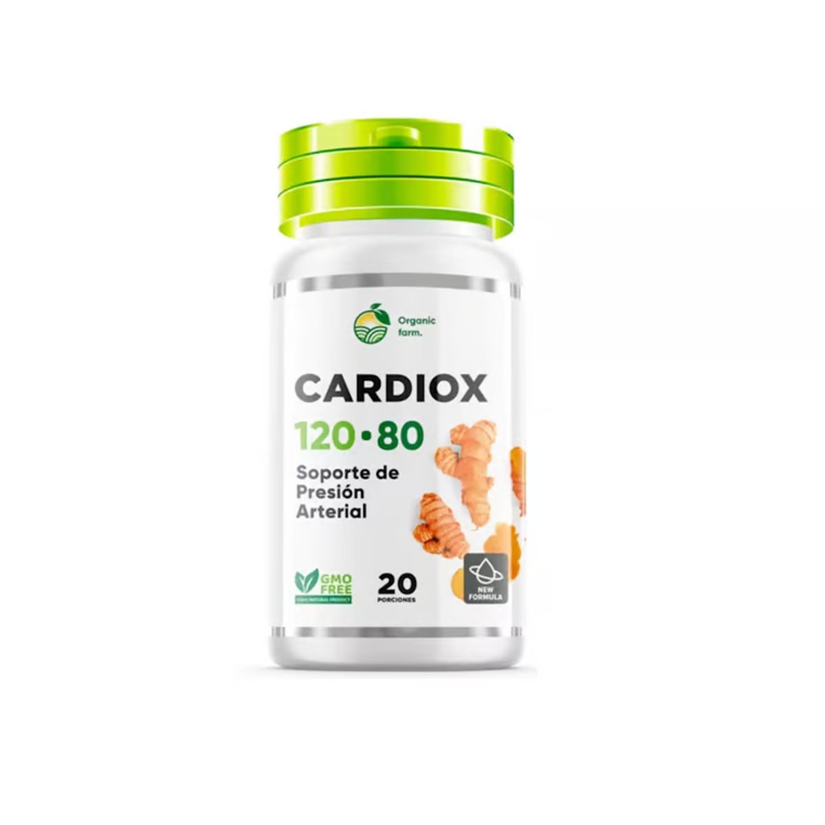 GENERICO - Cardiox 500mg Trata Presión Arterial 20 Capsulas