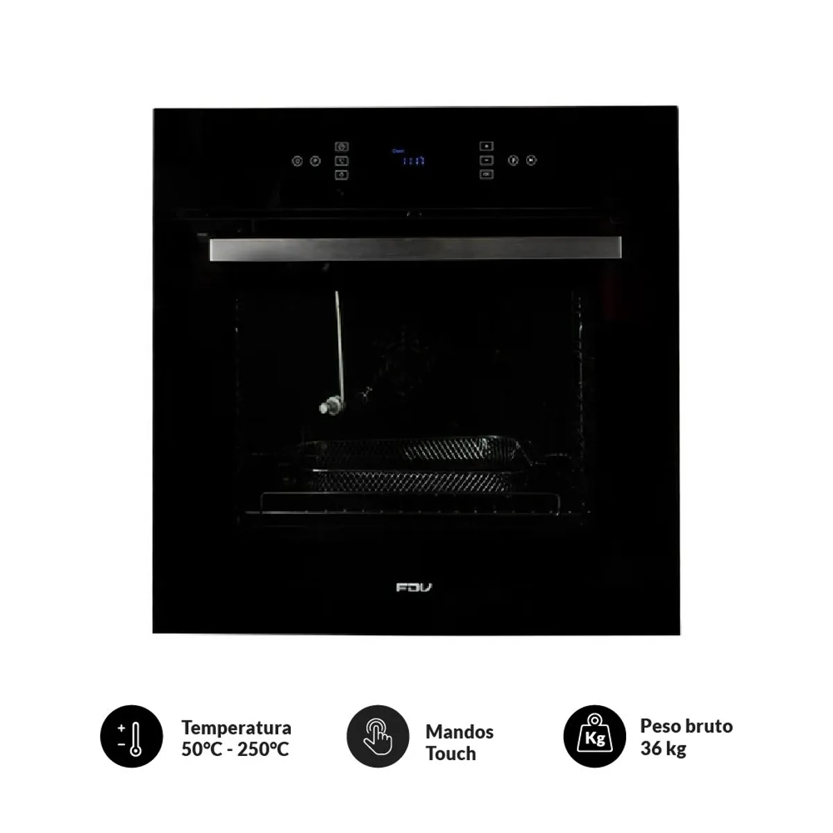 FDV - Horno Empotrable Eléctrico Elite Touch 67 L (Programa Air Fryer) FDV