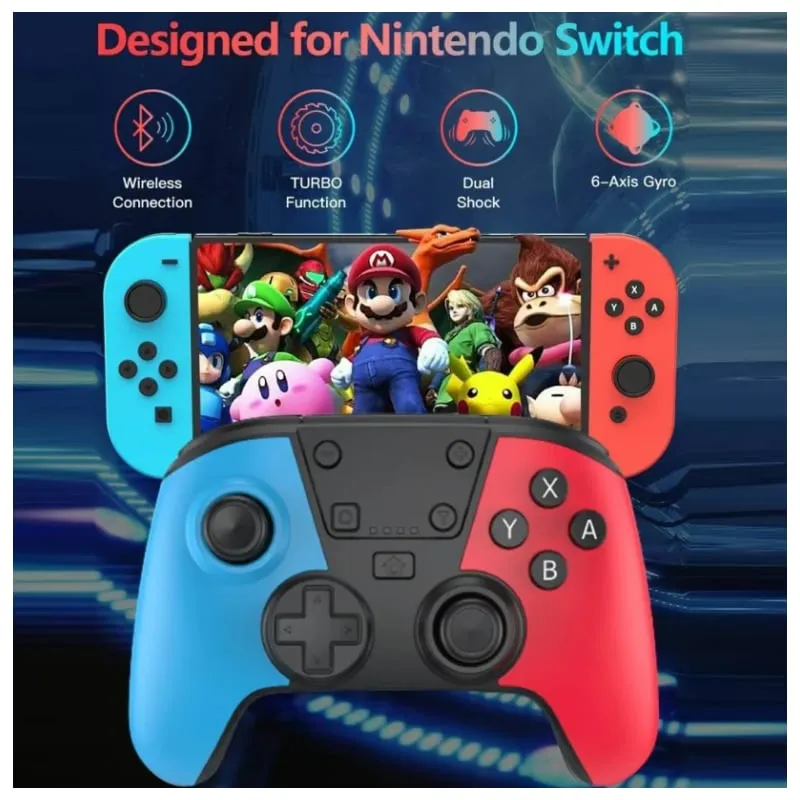 GENERICO - Mando para Nintendo Switch Pro Controller Con NFC