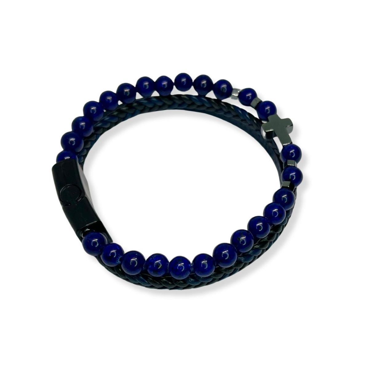 SANTORAL - Pulsera Isaías - Piedra y Biocuero