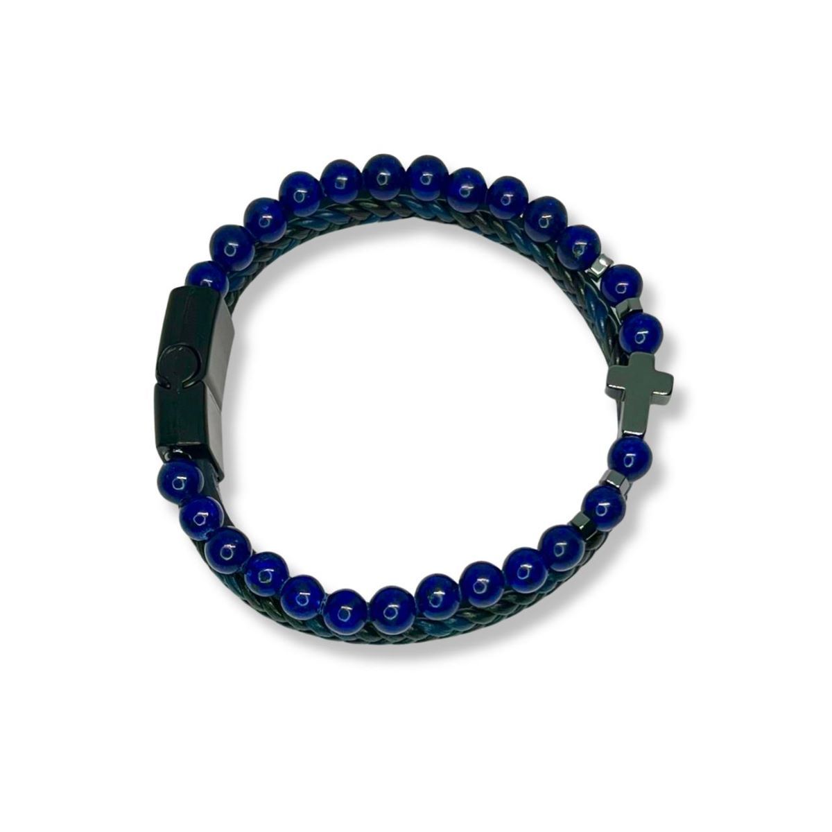 SANTORAL - Pulsera Isaías - Piedra y Biocuero