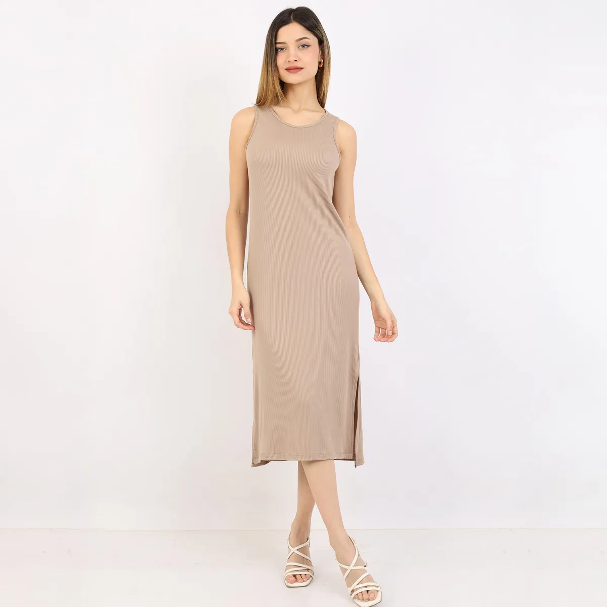 GENERICO - vestido casual mujer algodon