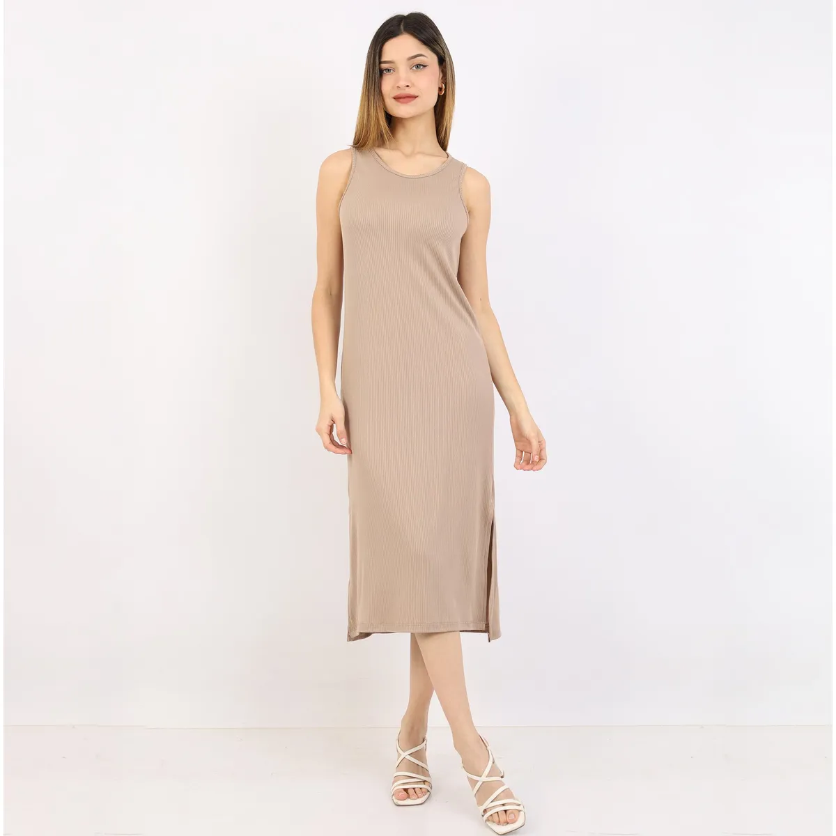 GENERICO - vestido casual mujer algodon