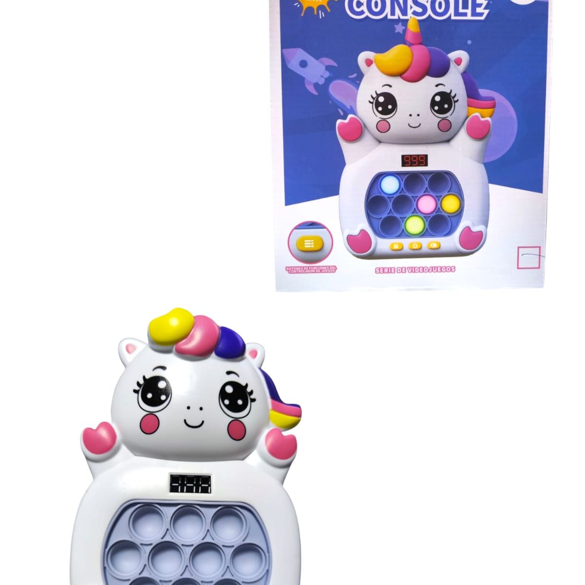 GENERICO - Consola  Antiestres  Juego  -Pop It  UNICORNIO