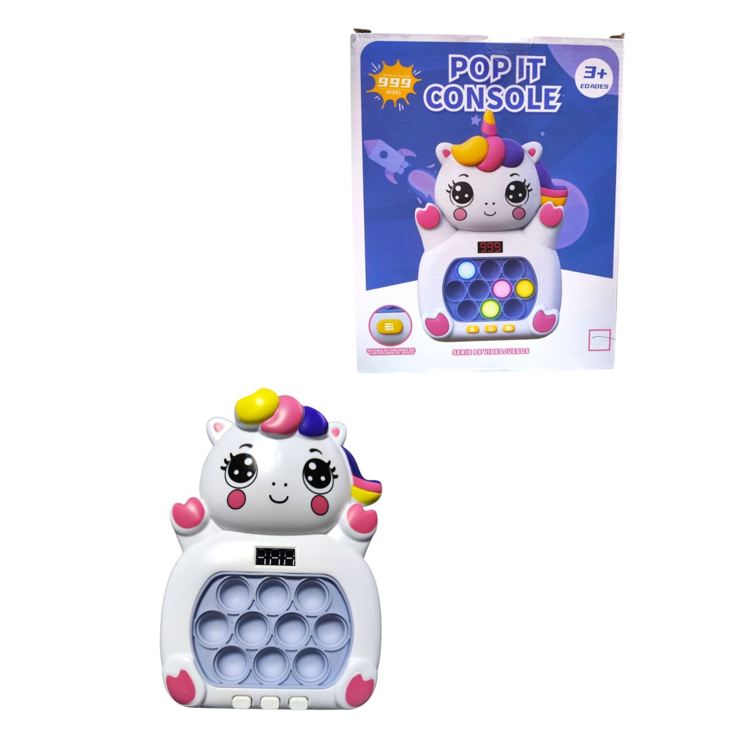 Consola Antiestres Juego -Pop It UNICORNIO GENERICO