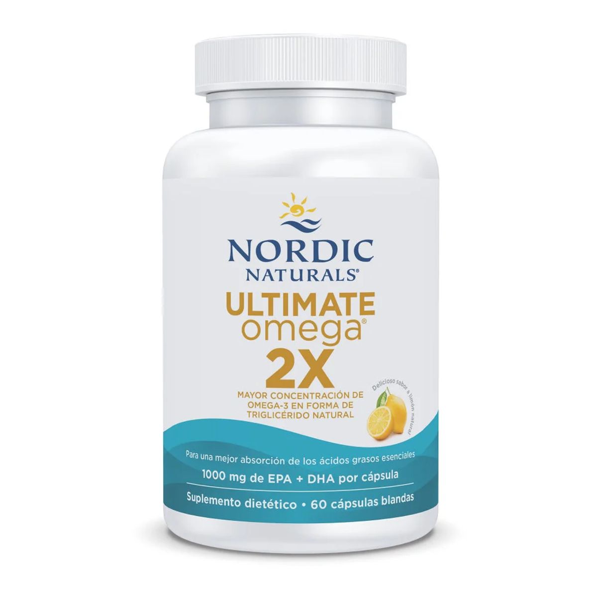 NORDIC - Nordic Naturals Ultimate Omega 2x Omega 3 1075mg 60 Cápsulas