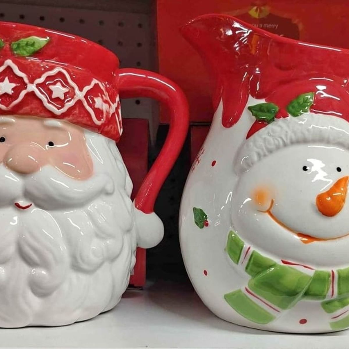 GENERICO - Jarra Navideña ideal para bebidas calientes 2L