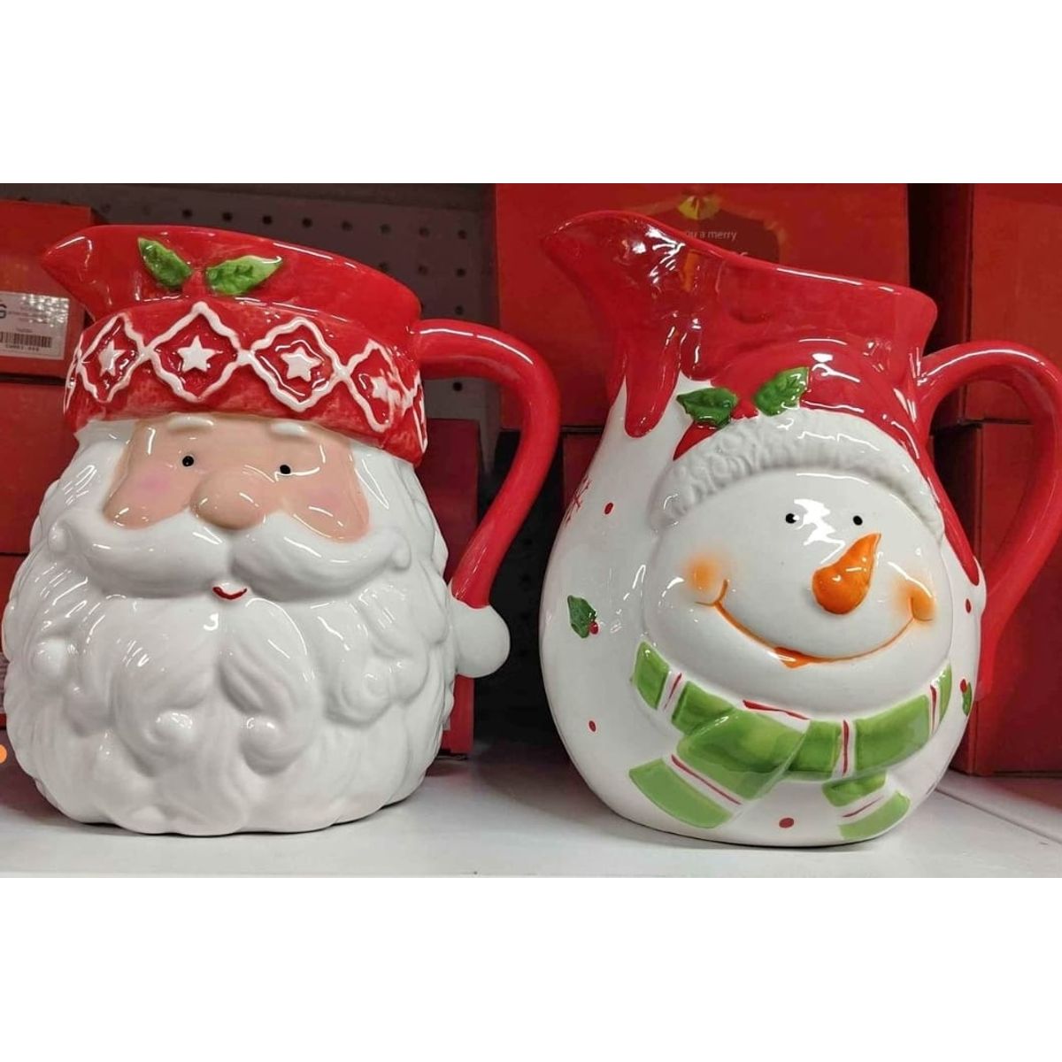 GENERICO - Jarra Navideña ideal para bebidas calientes 2L