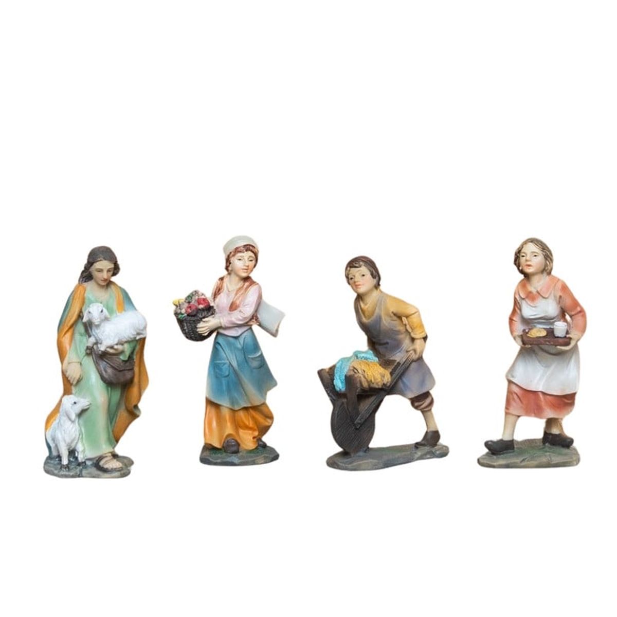 PANADECOR - Set De Aldeanos Tradicionales 11Cm Panadecor Personajes Decorativos