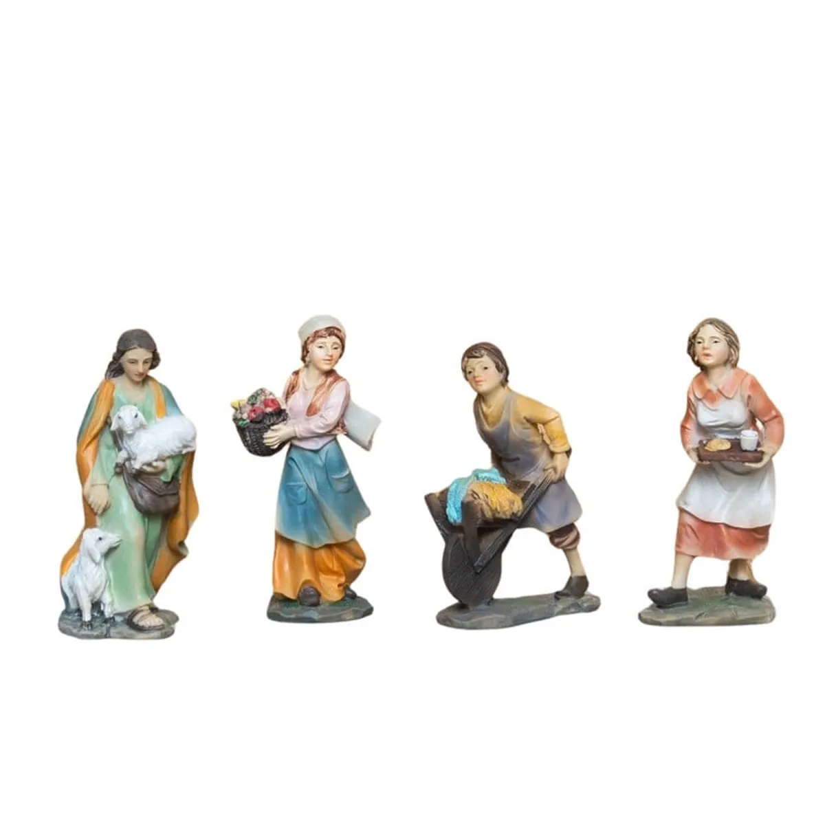 PANADECOR - Set De Aldeanos Tradicionales 11Cm Panadecor Personajes Decorativos