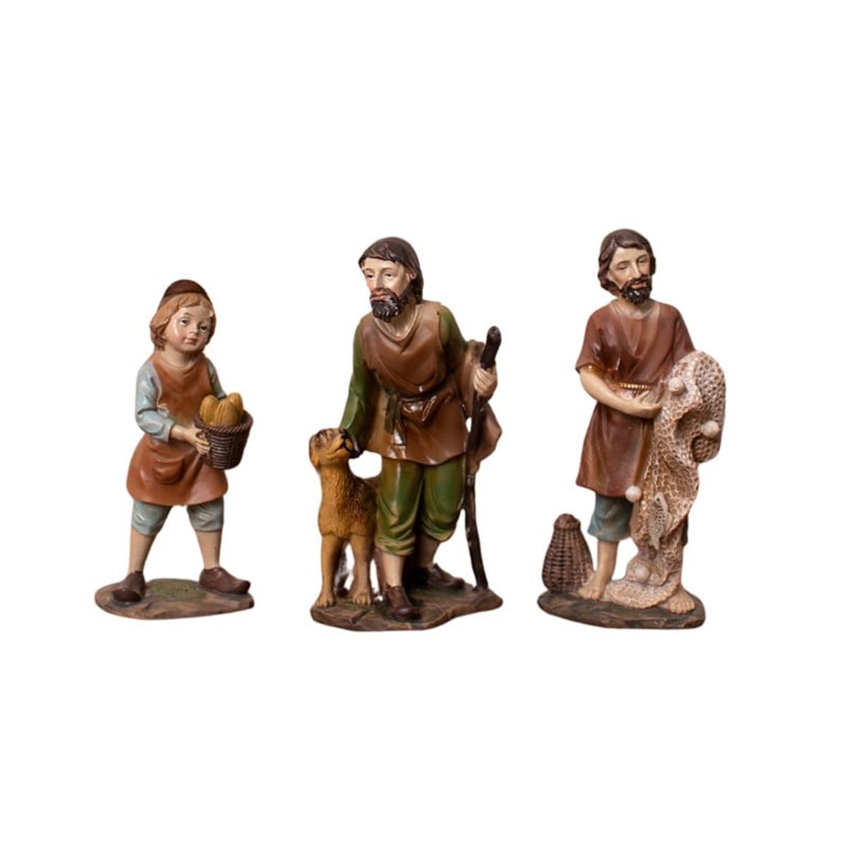 PANADECOR - Set De Aldeanos 14Cm Panadecor Personajes Decorativos Poliresina