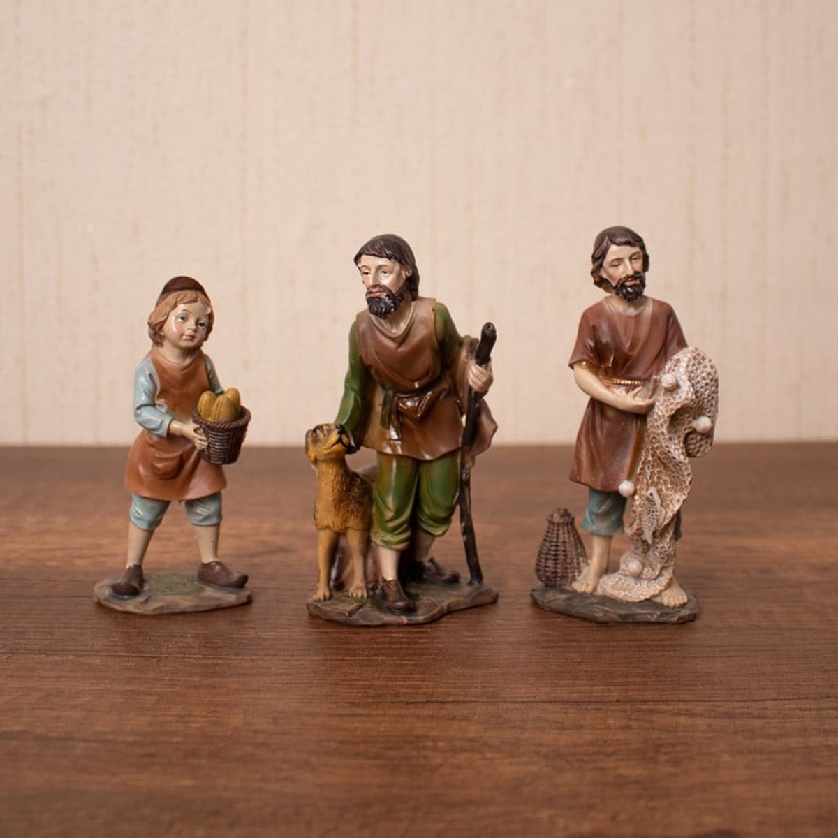 PANADECOR - Set De Aldeanos 14Cm Panadecor Personajes Decorativos Poliresina