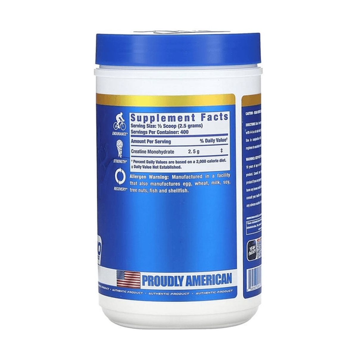 RONNIE COLEMAN - Creatina Monohidratada Ronnie Coleman 1Kg +Shaker - Tienda Fisica