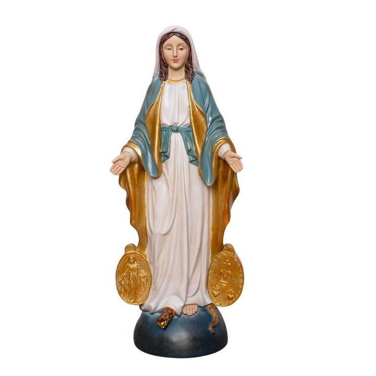 Virgen de la Medalla Milagrosa 30cm | Sodimac Perú