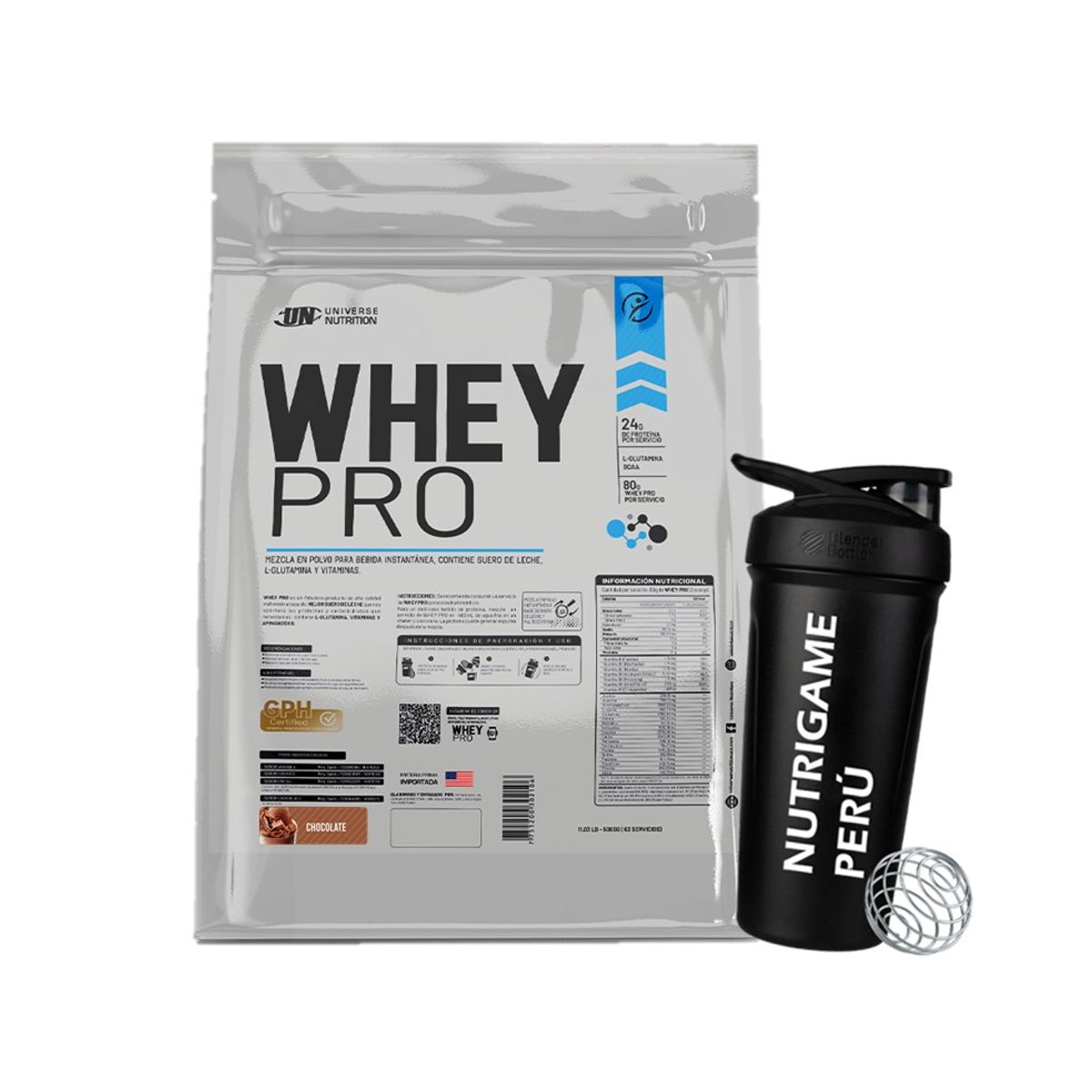 UNIVERSE NUTRITION - WHEY PRO 5Kg Proteína Whey Sabor CHOCOLATE - Tienda Física