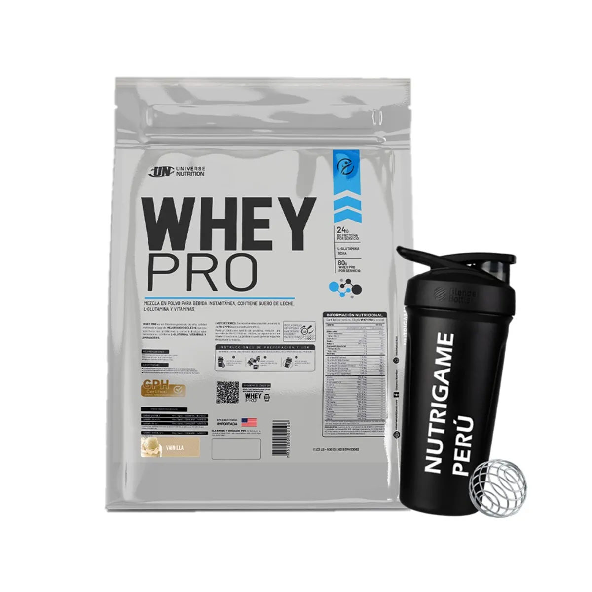 UNIVERSE NUTRITION - WHEY PRO 5Kg Proteína Whey Sabor VAINILLA - Tienda Física