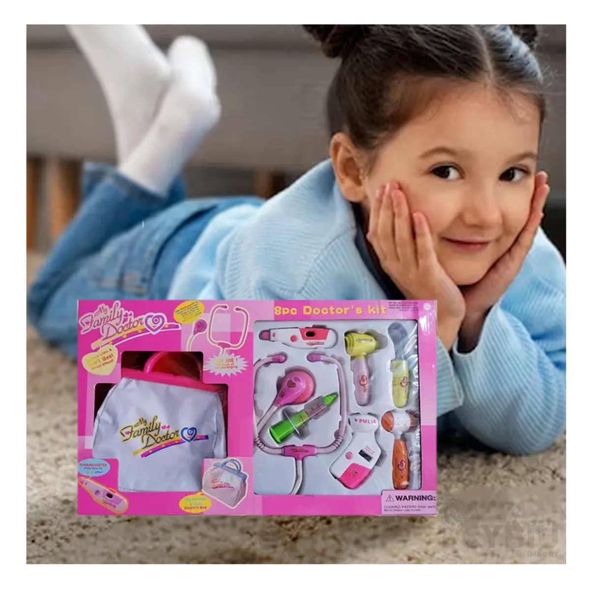 RYBIU IMPORT - Set de Divertido de Niñas en Caja Rosado Y+Papel de Regalo