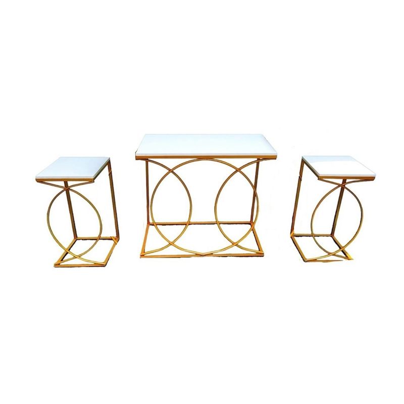 OEM - 3 MESAS CHANNEL NAKED DECORATIVAS PARA EVENTOS FIESTAS REU