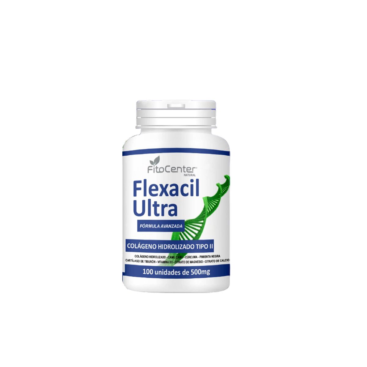 GENERICO - Flexacil Ultra 500mg Fitocenter Formula Avanzada100 Capsulas