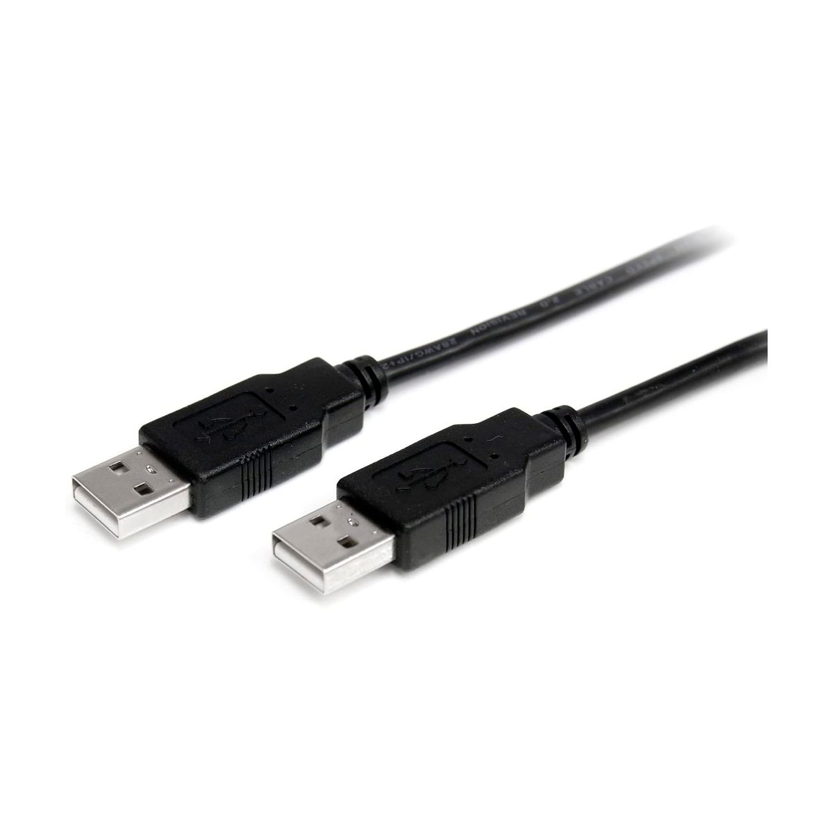 STARTECH - CABLE USB STARTECH USB-A MACHO A MACHO 1 METRO NEGRO PN USB2AA1M