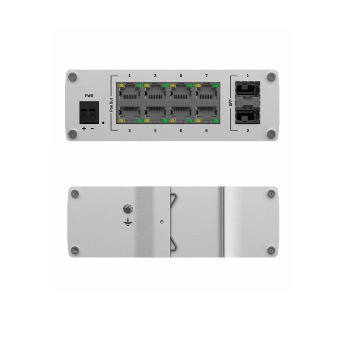 TELTONIKA - SWITCH TELTONIKA TSW200 8 PUERTOS RJ45 1000MBPS 20 GBPS PN TSW200