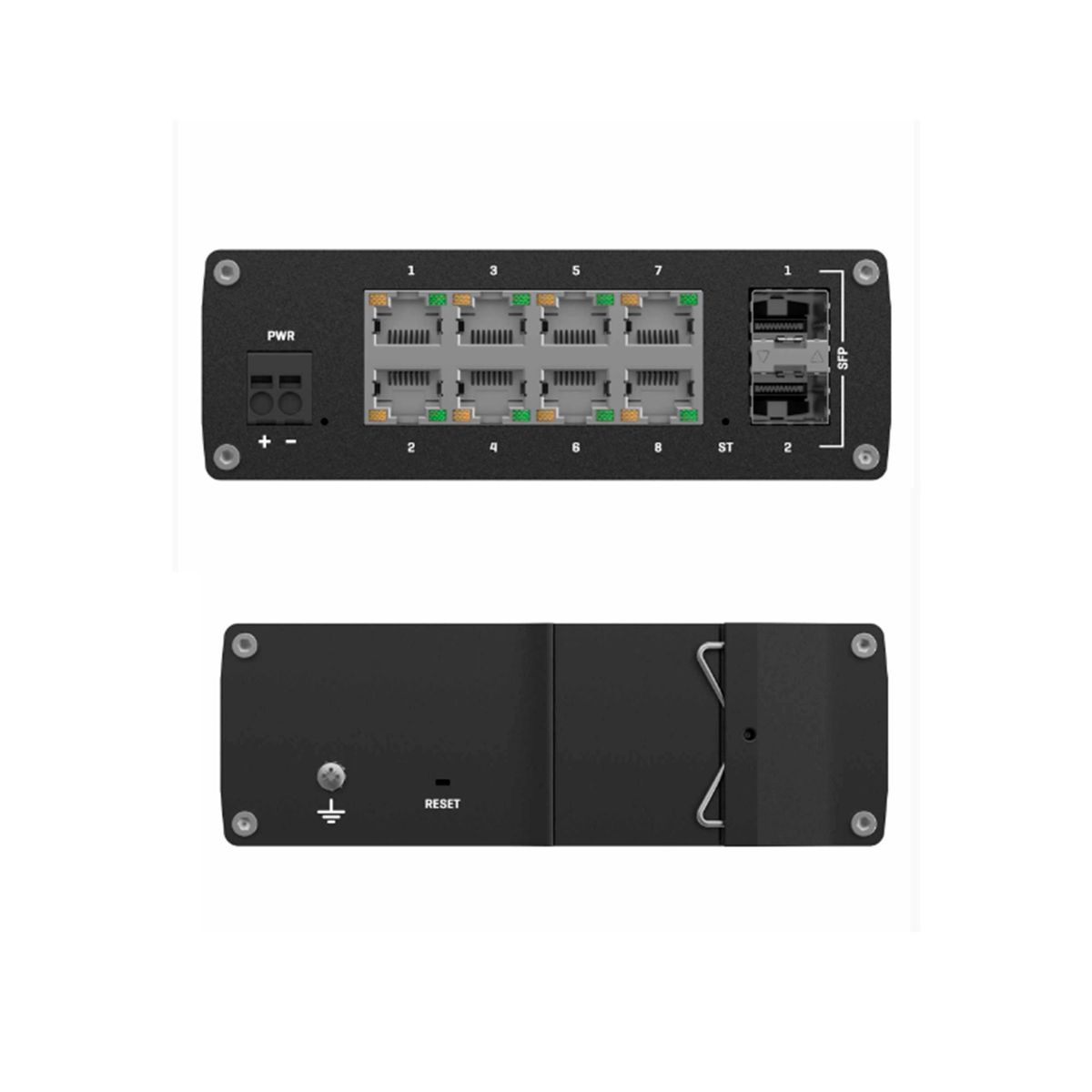 TELTONIKA - SWITCH TELTONIKA TSW212 8 PUERTOS RJ45 COLOR NEGRO PN TSW212