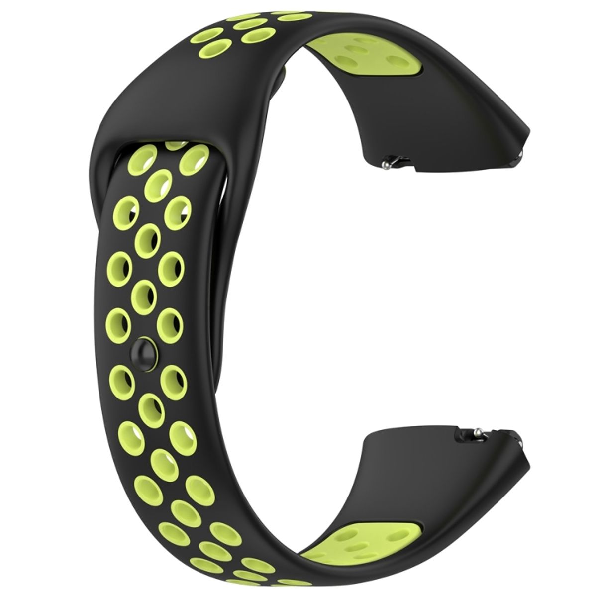 GENERICO - CORREA DEPORTIVA + BUMPER PARA XIAOMI REDMI WATCH 3 ACTIVE NEGRO/VERDE