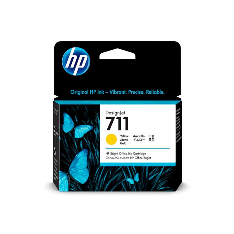 HP - TINTA HP CZ132A 711 AMARILLO DGJ T120T520 29 ML PN  CZ132A