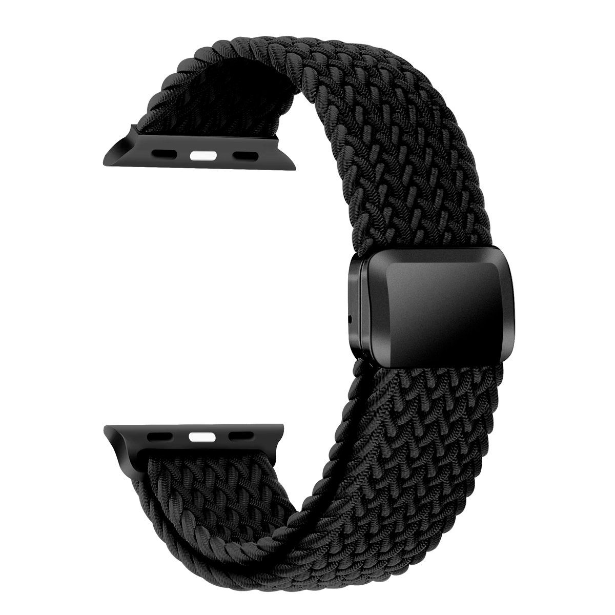GENERICO - Bumper Clear + Correa Nylon Negropara Apple Watch Serie 10 De 46mm