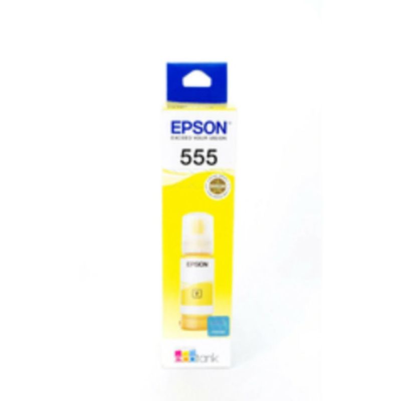 EPSON - Botella tinta EPSON T555 AMARILLO L8160 L8180 ORIGINAL T555420-AL