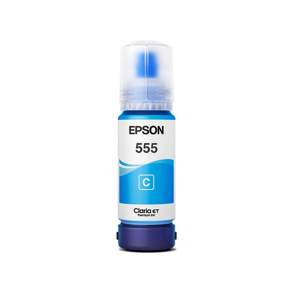 EPSON - Tinta EPSON T555 CIAN AZUL L8160 L8180 ORIGINAL T555320-AL