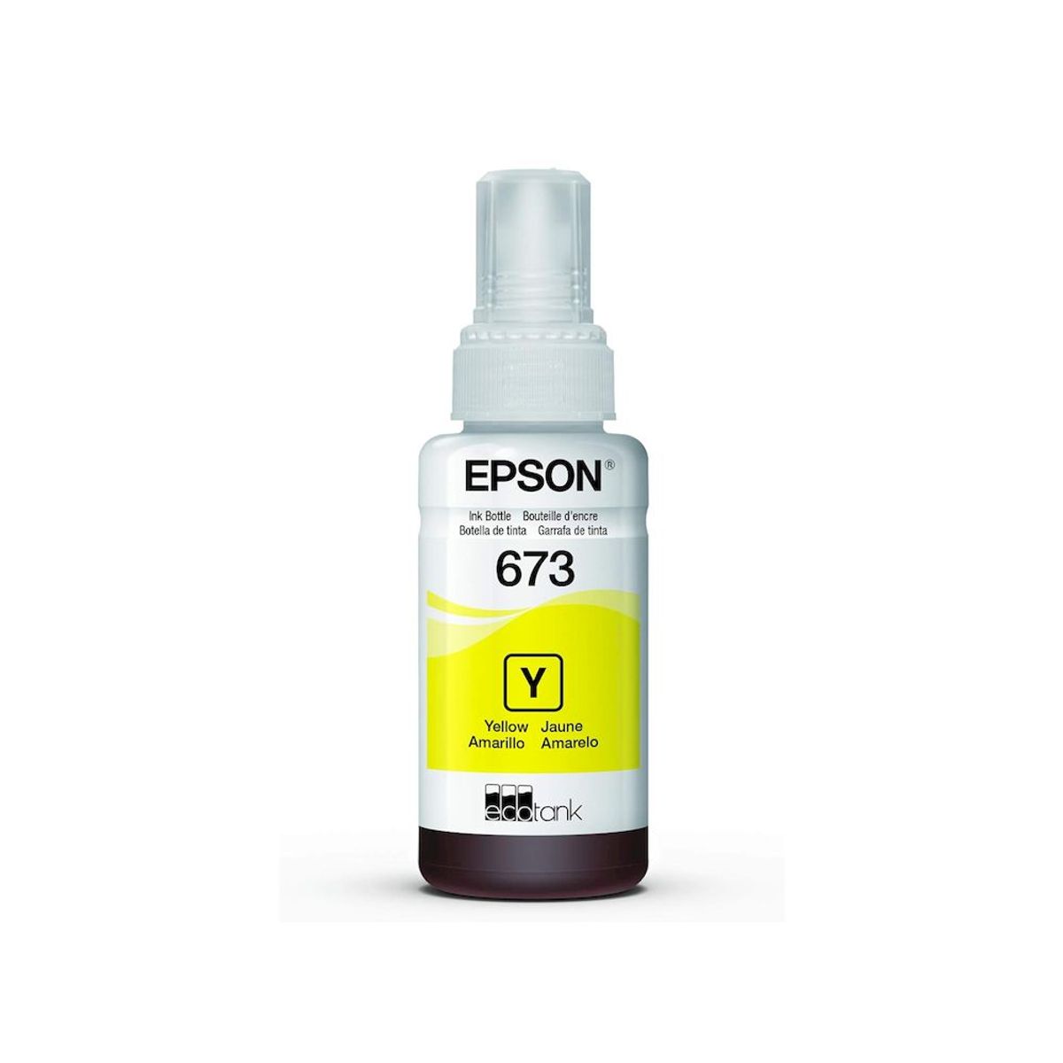 EPSON - Tinta Epson T673 70ml L800 L805 L810 L1800 L850 Color amarillo