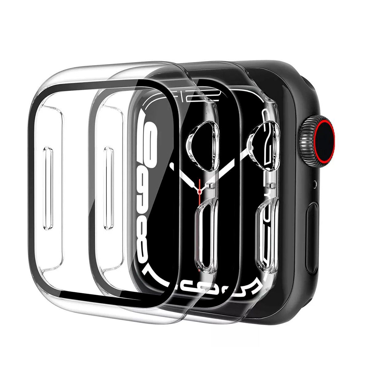 GENERICO - Case Bumper Para Apple Watch Serie 10 De 46mm Transparente