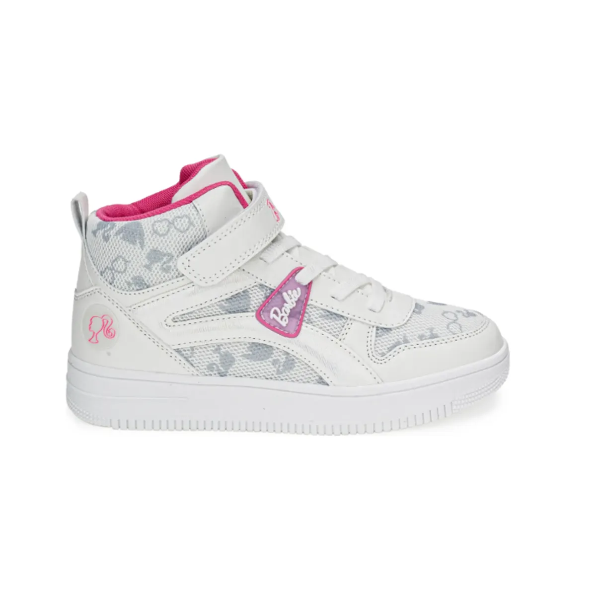 BARBIE - Zapatillas Barbie Botin Plateado Niña