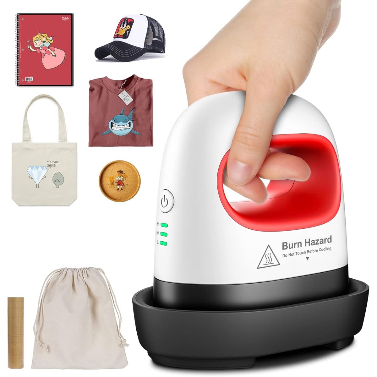 GENERICO - Plancha De Calor Para Estampar Sublimar Transfer Mini