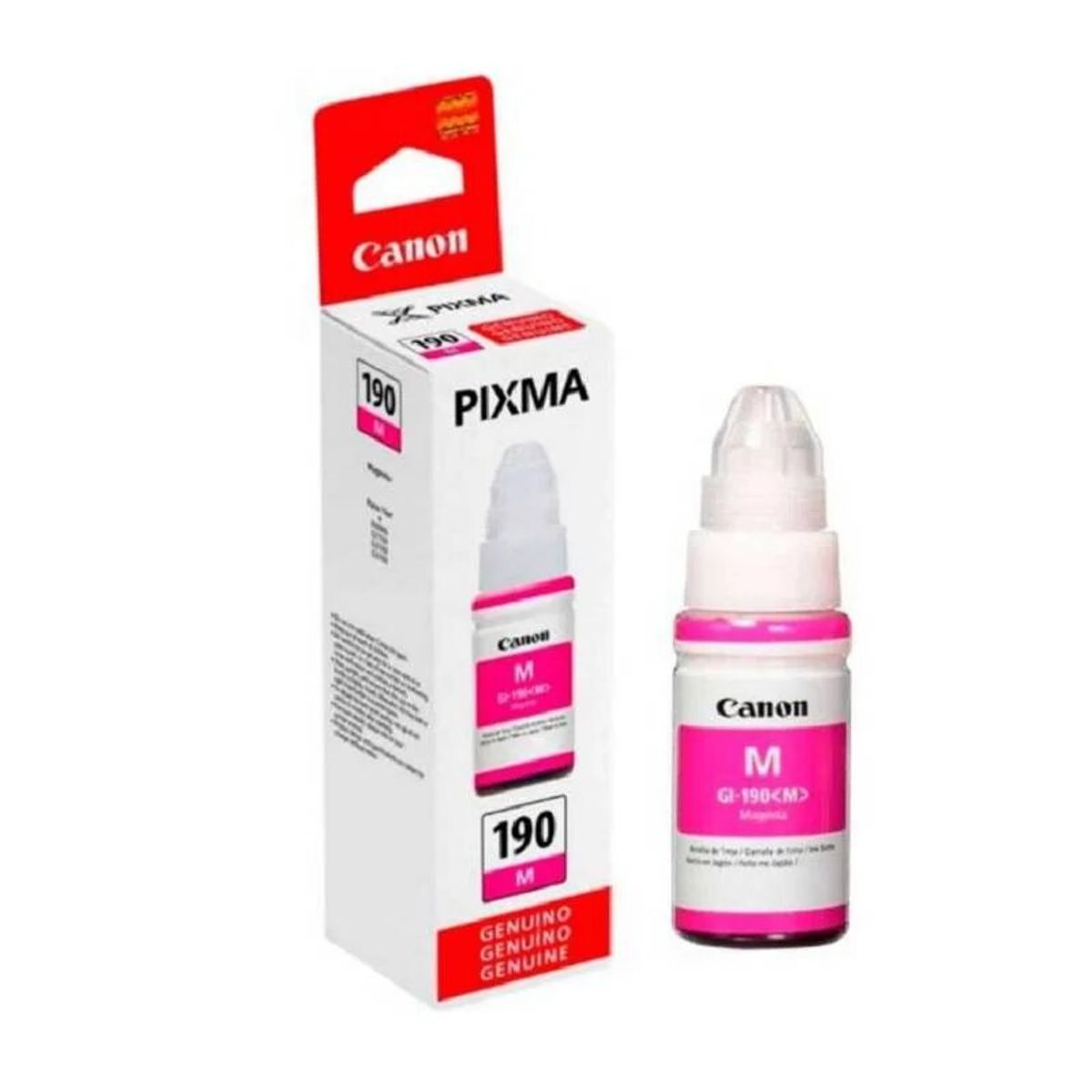 CANON - Botella de tinta Canon GI-190M Magenta Para G3110 G4110