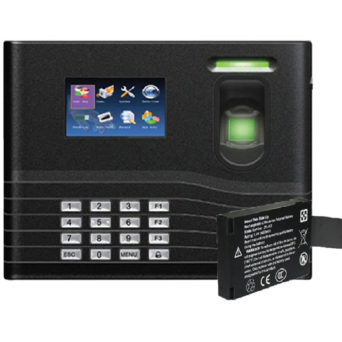 ZKTECO - ZKTeco Control de Acceso y  Asistencia con  Huella Digital  IN01-A