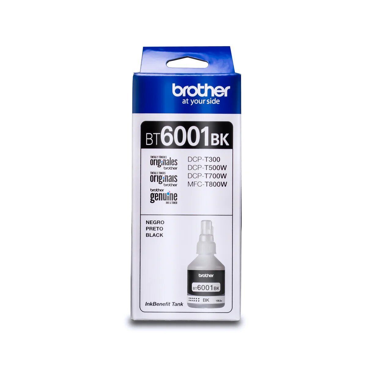 BROTHER - Tinta Brother BT6001BK color negro
