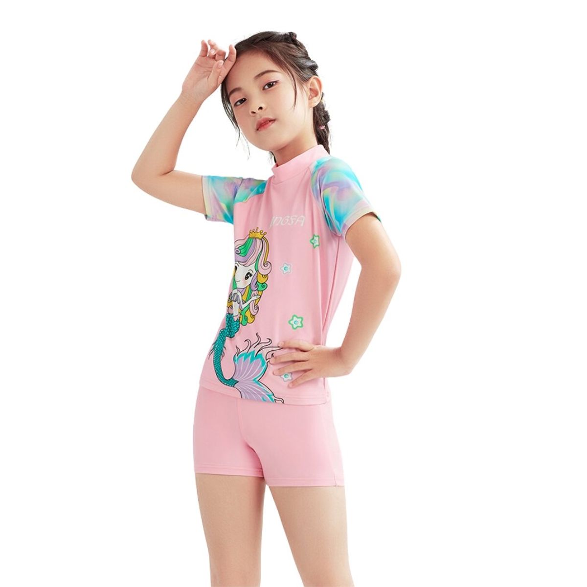 GENERICO - Conjunto Niña YINGFA Shorts y Manga Corta