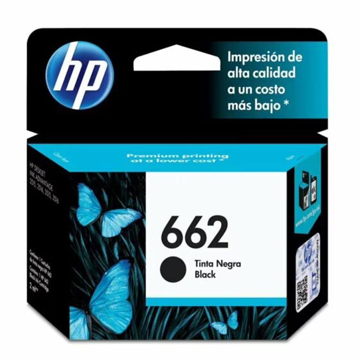 HP - Cartucho de Tinta hp 662 Negro CZ103AL ORGINAL